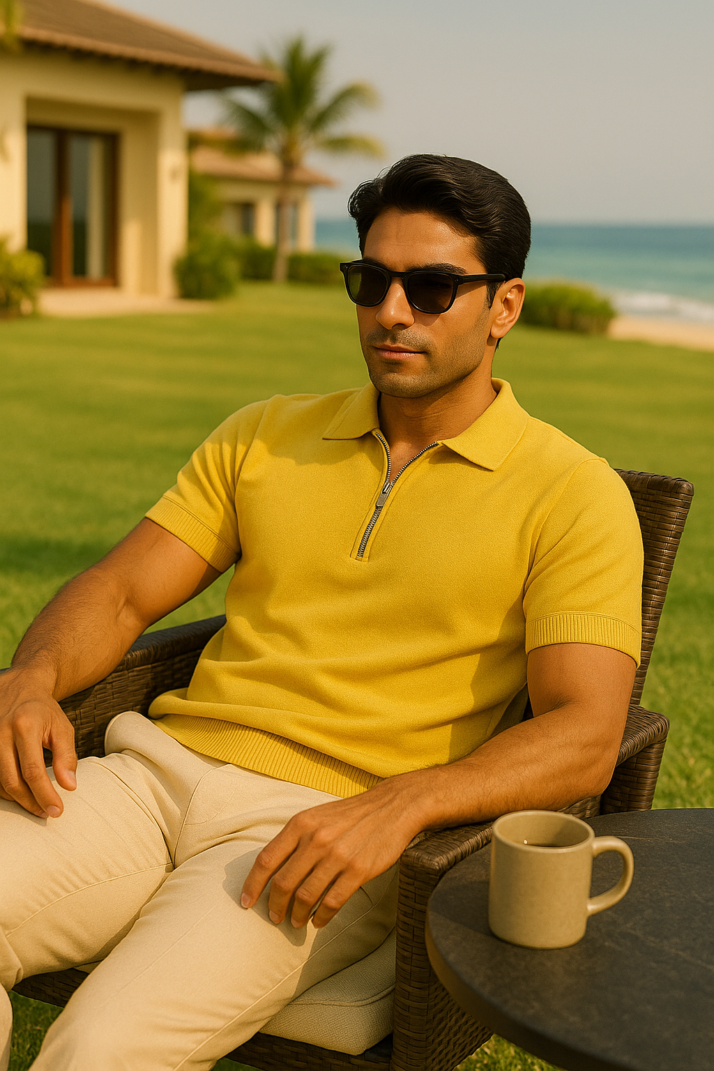 Sunstone Knit Polo